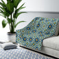 Mediterranean Lace Sherpa Fleece Blanket