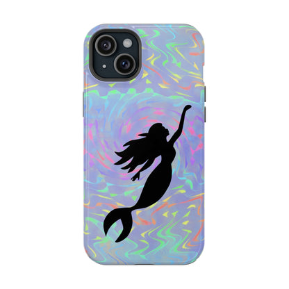 Mermaid Silhouette MagSafe® Compatible Tough Case for iPhone