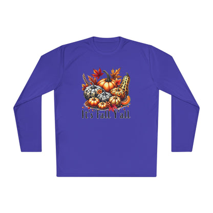 It's Fall Y'all Pumpkins Adult Long Sleeve Tee