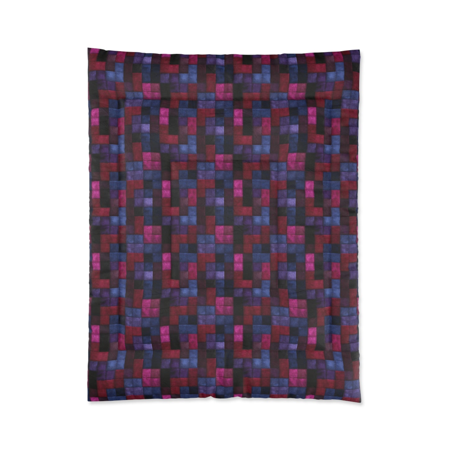Velvet Mosaic Print Basic Bedding Set