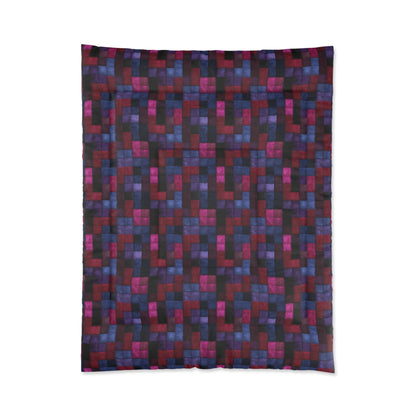 Velvet Mosaic Print Basic Bedding Set