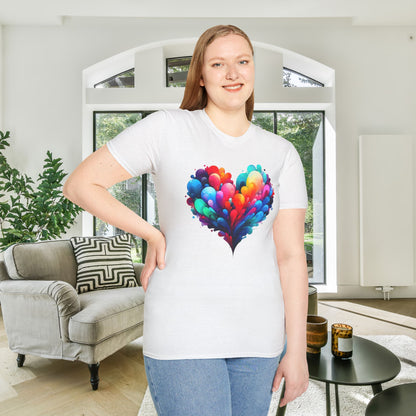 All the Feels Heart Adult T-shirt
