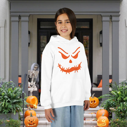 Loopy Jack-O-Lantern Youth Heavy Blend Hoodie