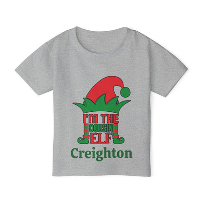 I'm The Cousin Elf Personalized Heavy Cotton™ Toddler T-shirt