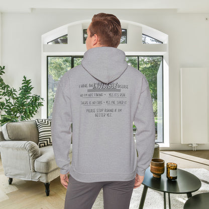 I'm An Invisible Warrior Heavy Blend™ Hooded Sweatshirt
