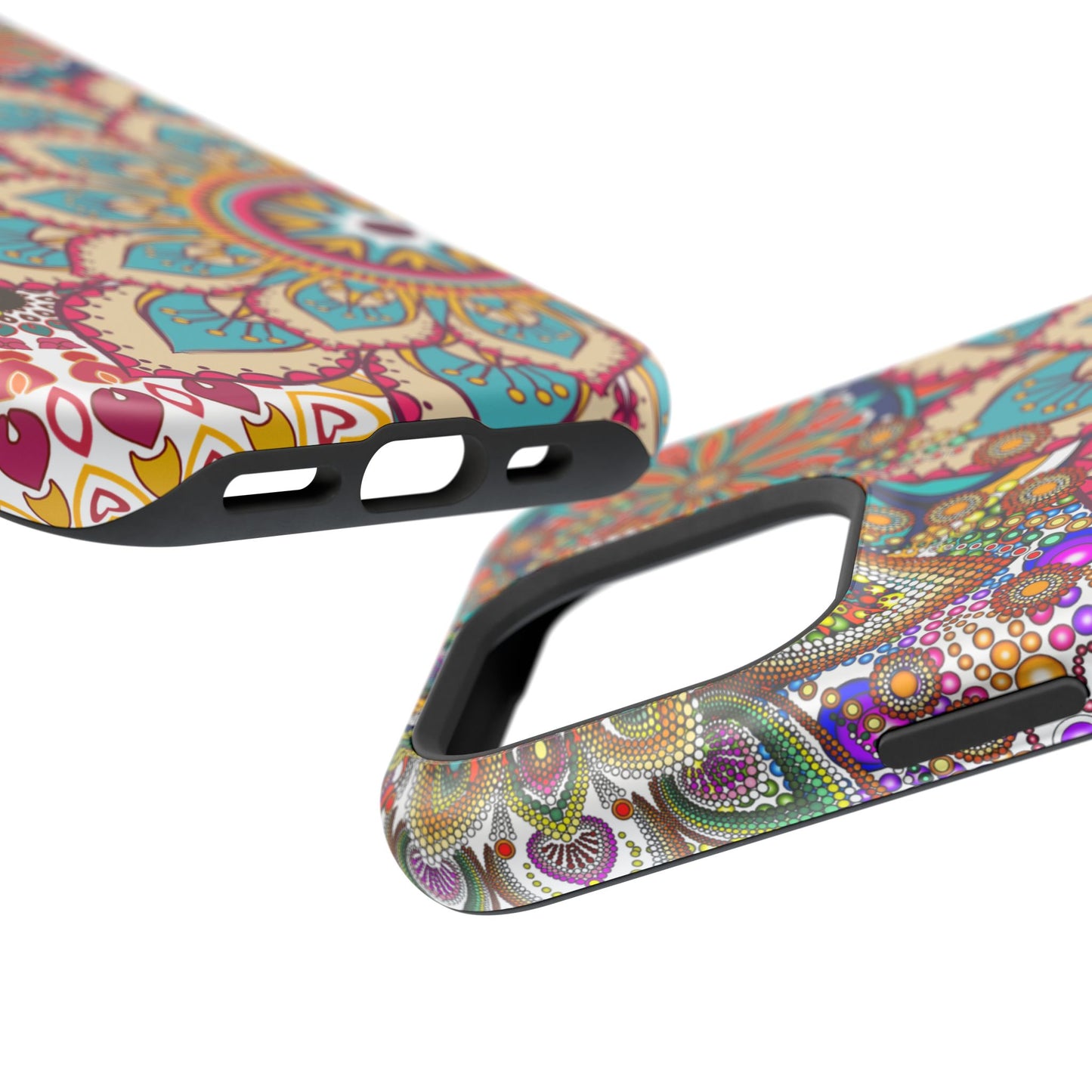 Colorful Mandala MagSafe® Compatible Tough Case for iPhone