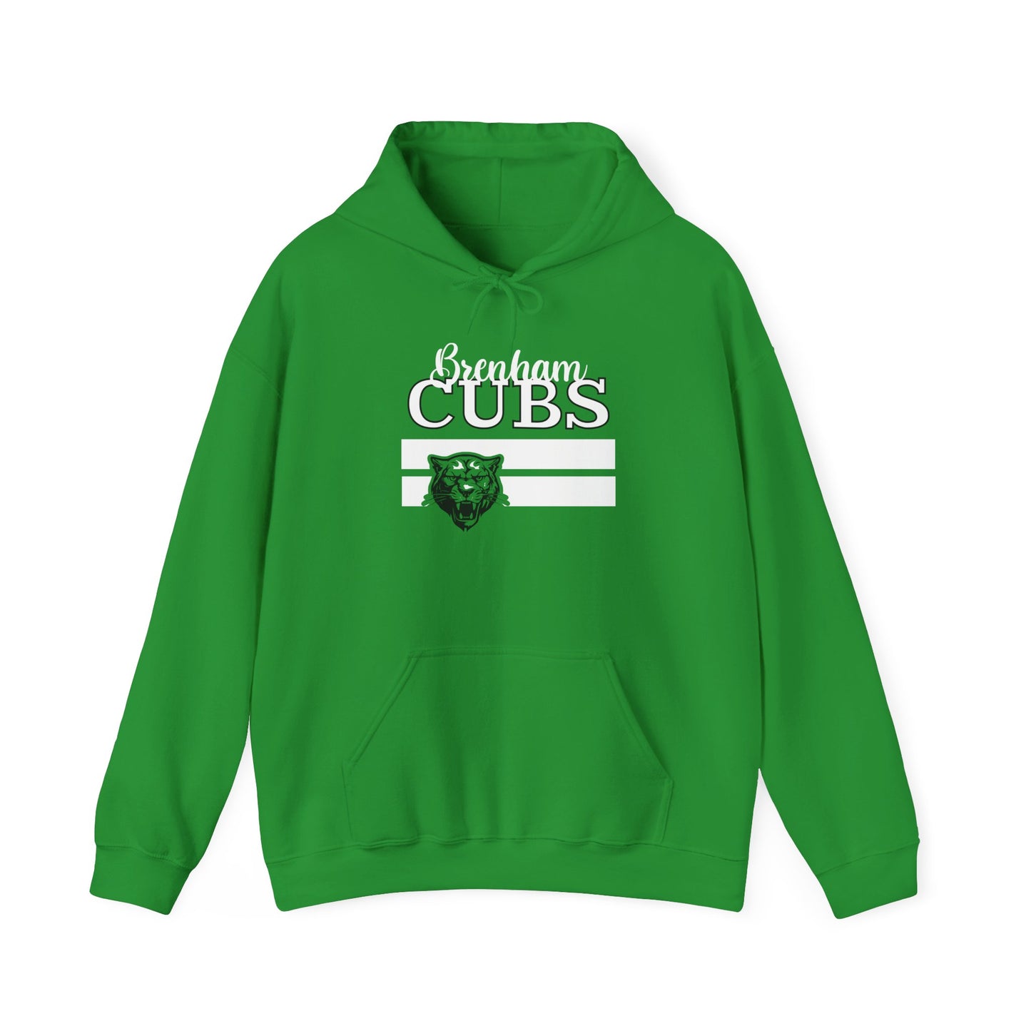 Brenham Cubs w/Mascot & Stripes Adult Heavy Blend™ Hoodie