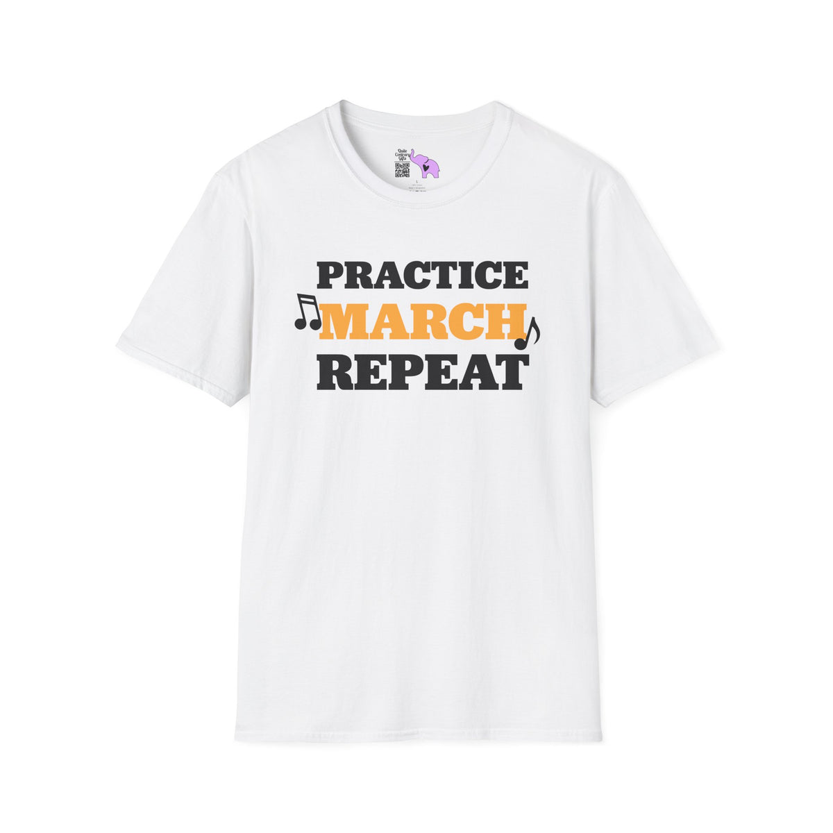 ""Practice March Repeat Adult T-shirt