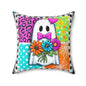 Bloom & Boo Patchwork Throw Pillow