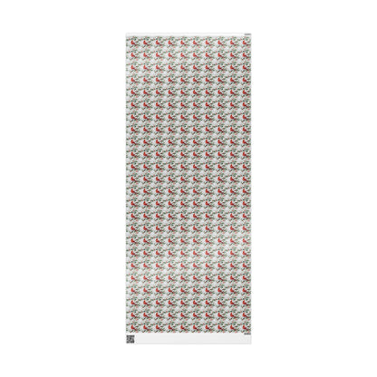 Cardinals of Christmas Morning Wrapping Paper