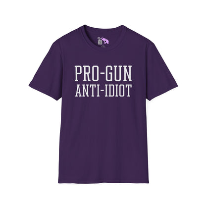 Pro-Gun Anti-Idiot Adult T-shirt