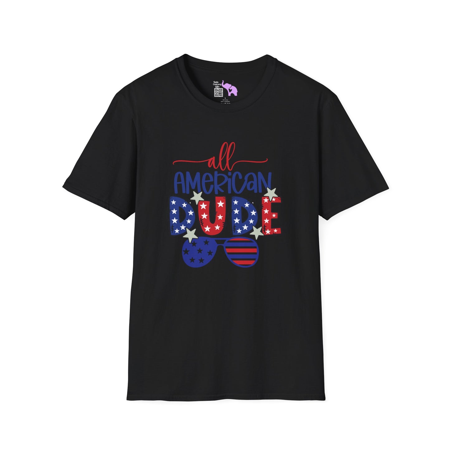 All-American Dude Adult T-shirt