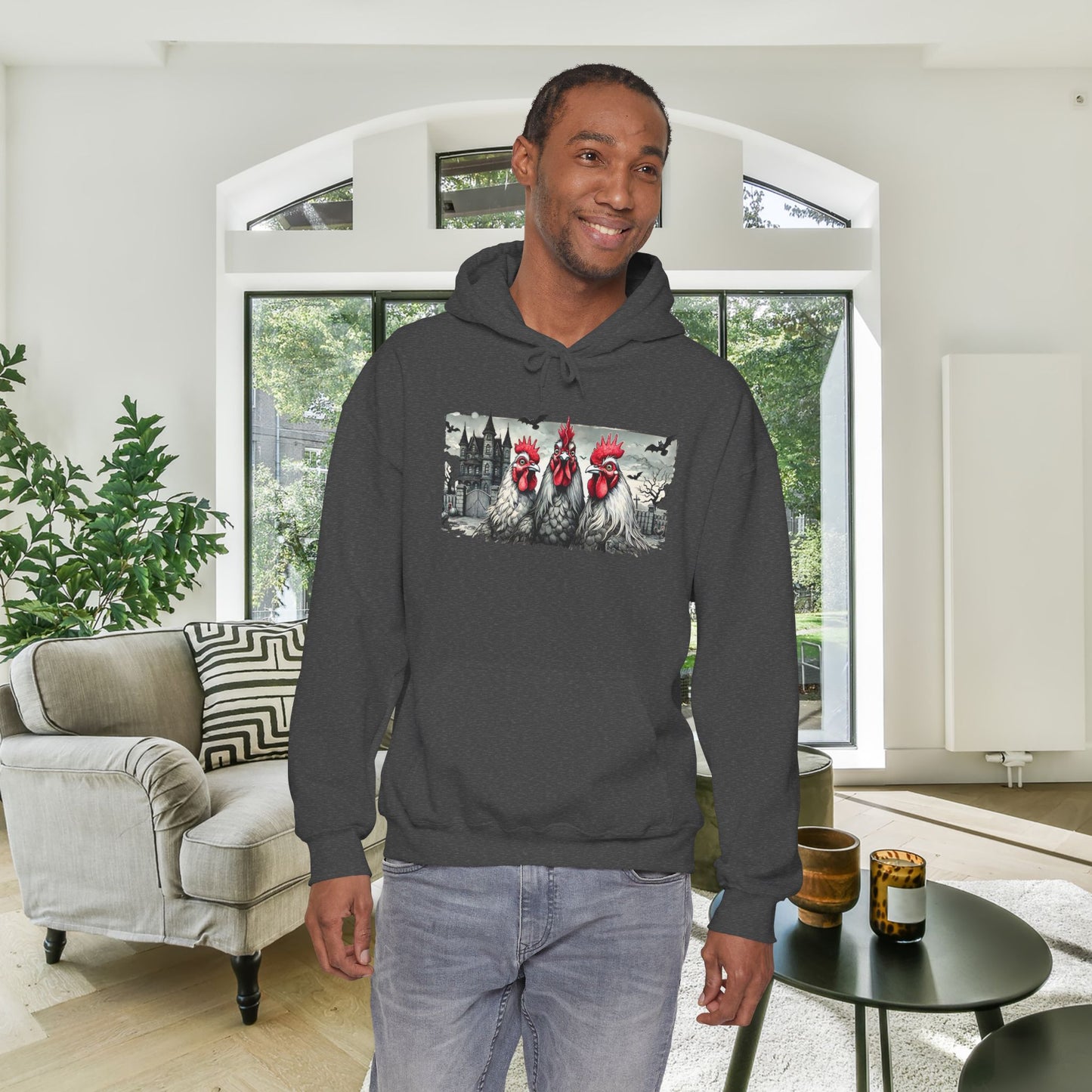 Spooky Chickens Heavy Blend™ Hooded Sweatshirt