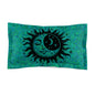 Sun & Moon on Teal Microfiber Pillow Sham