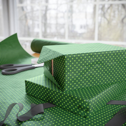 Mistletoe Spots Wrapping Paper