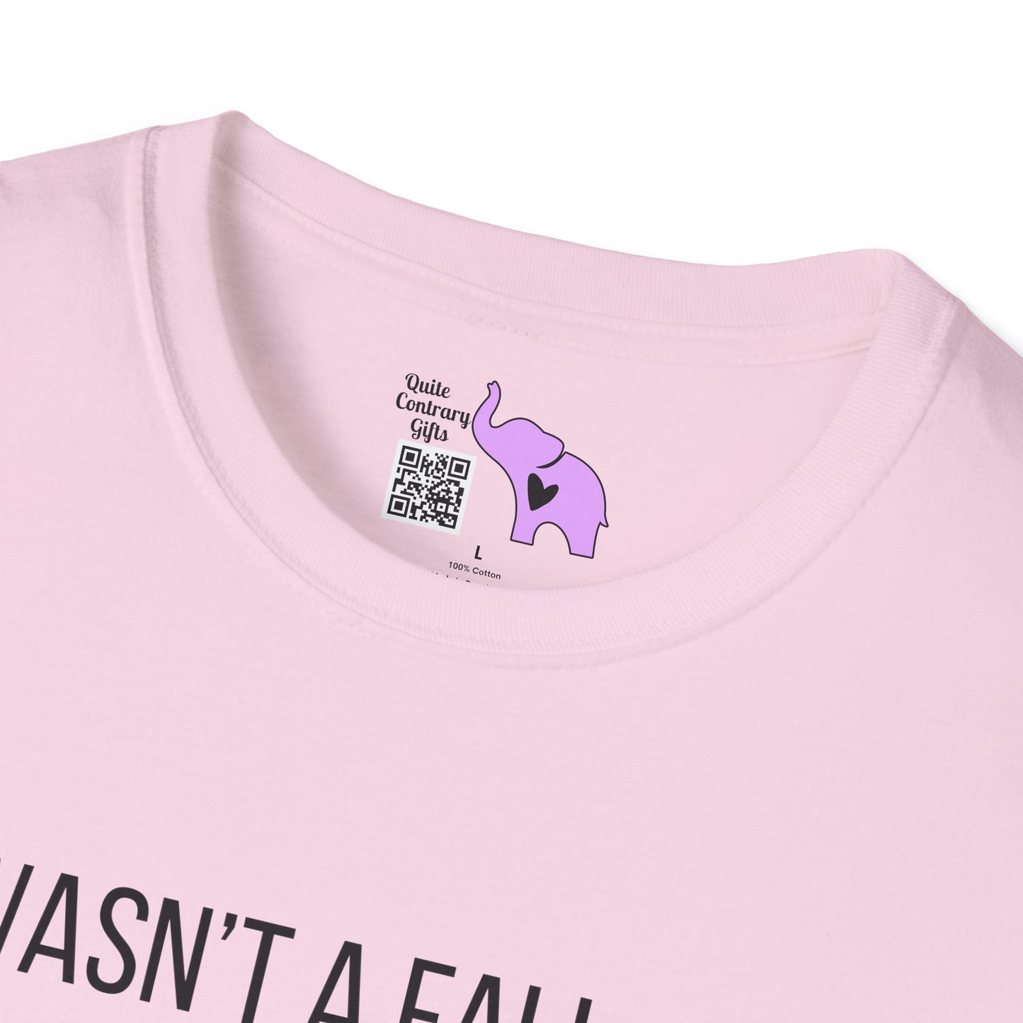 It Wasn't A Fall, Just A Random Gravity Check Adult T-shirt