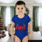 My First Christmas Infant Baby Rib Bodysuit