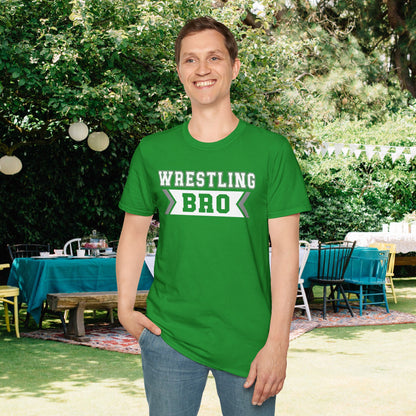 Wrestling Bro Adult T-shirt