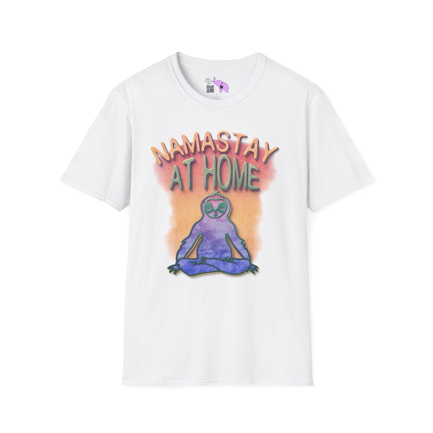 Namastay At Home Adult T-shirt