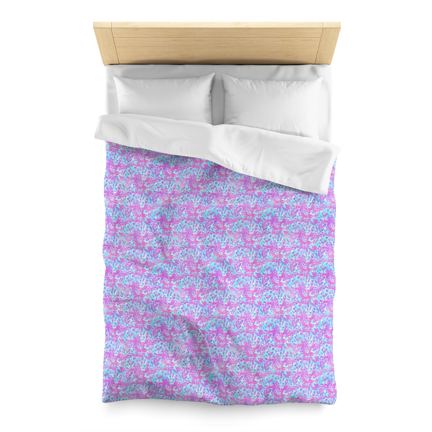 Sweet Berry Bloom Microfiber Duvet Cover