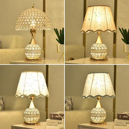 Beautifully Crafted Crystal Table Lamp