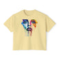 Colorful Face Women's Boxy Tee