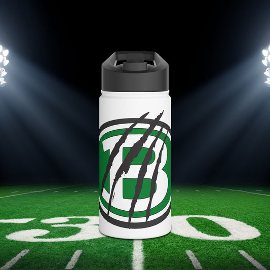 Brenham ISD Logo w/Claw Marks Stainless Steel Water Bottle
