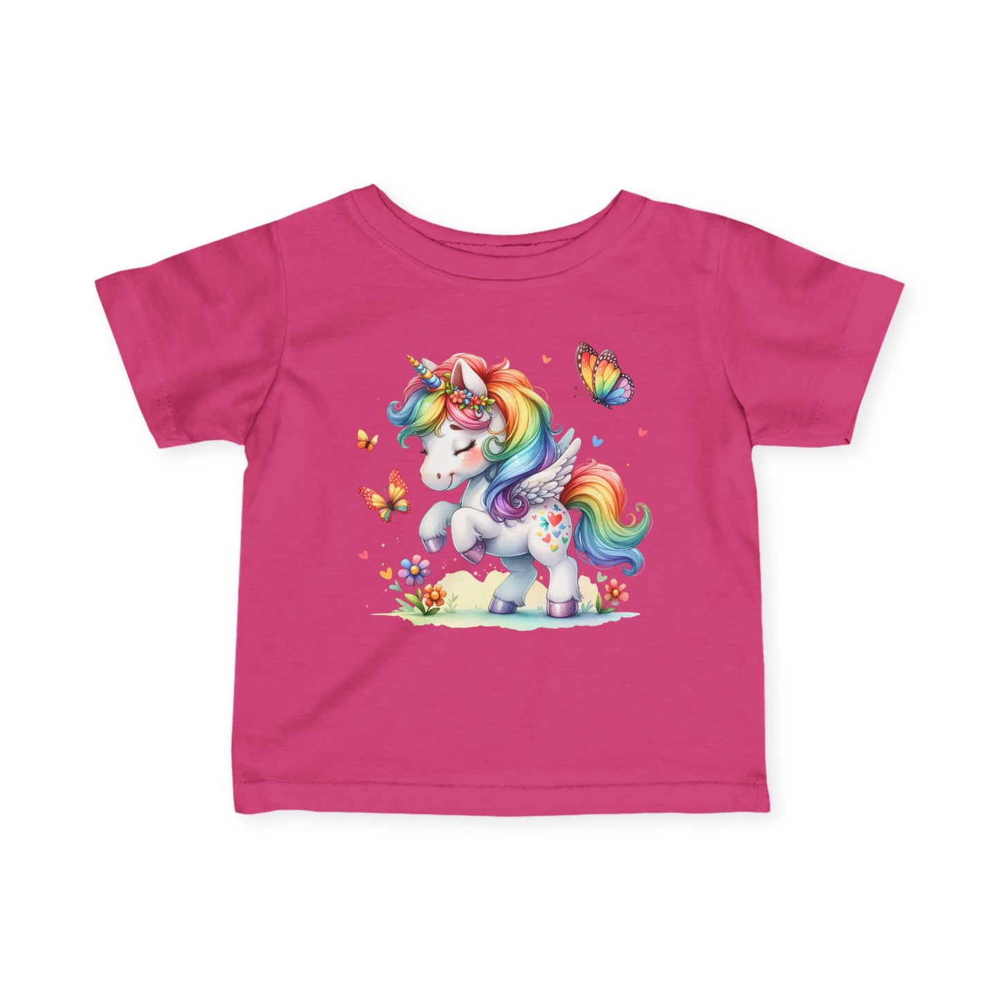 Rainbow Unicorn Infant Soft T-Shirt