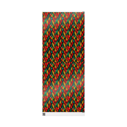 Festival Fire Kwanzaa Wrapping Paper