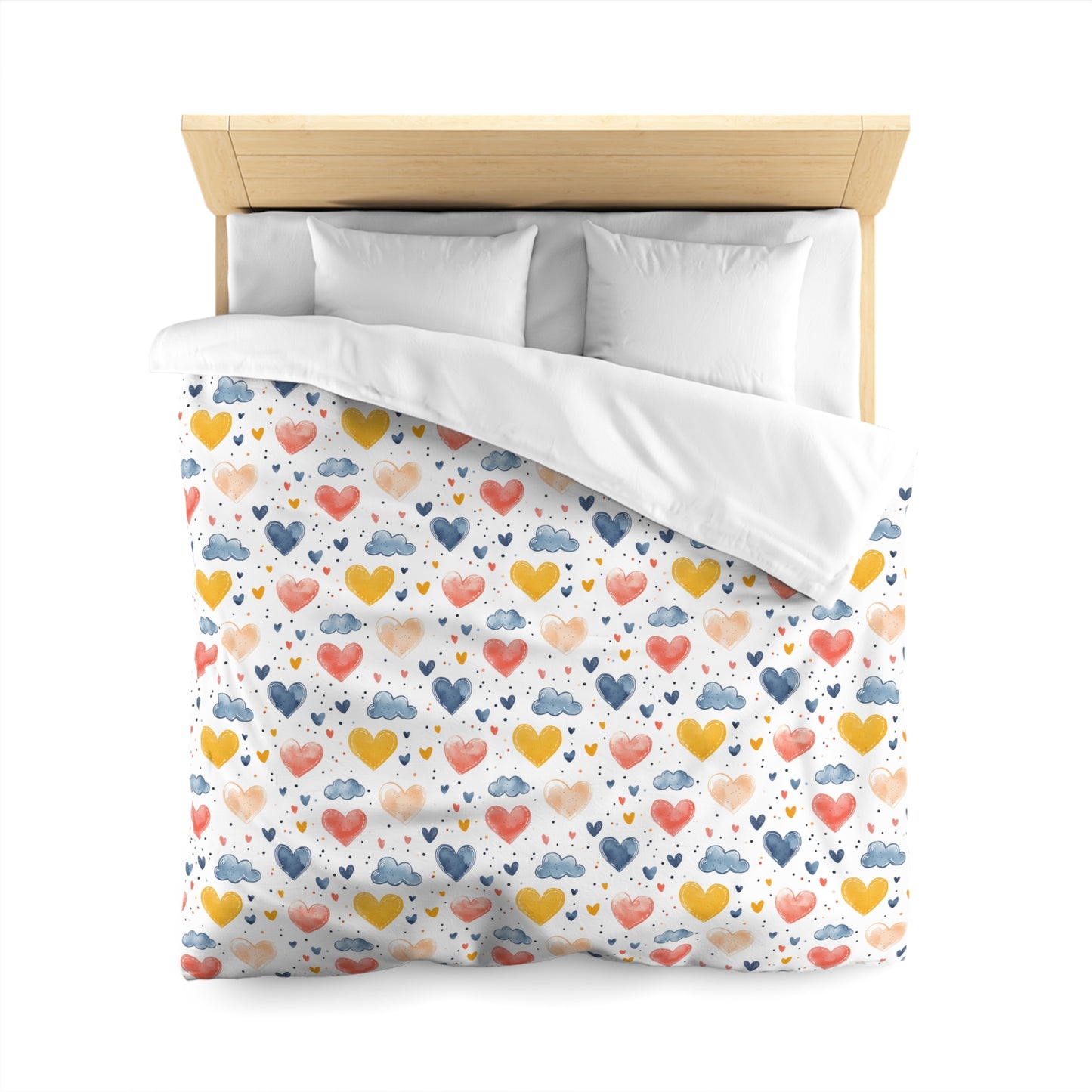 Love in the Air Microfiber Duvet Cover