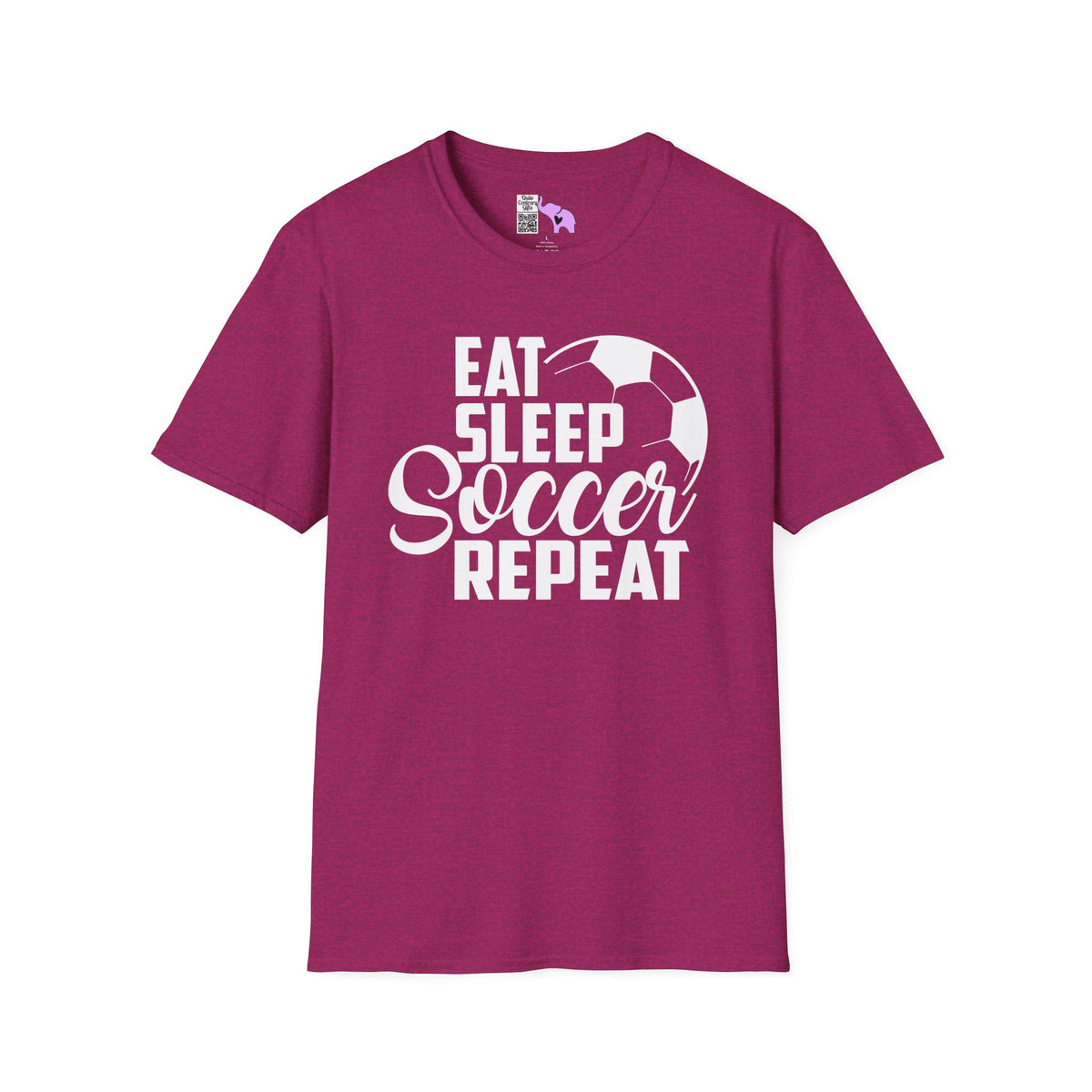 Eat Sleep Soccer Repeat Adult T-shirt