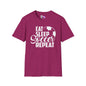 Eat Sleep Soccer Repeat Adult T-shirt
