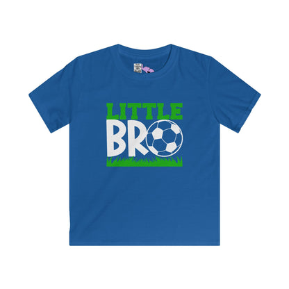 Little Bro (Soccer Ball) Youth Softstyle Tee