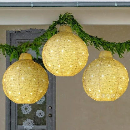 Lighted Collapsible Christmas Ornaments – Outdoor Holiday Decoration Set
