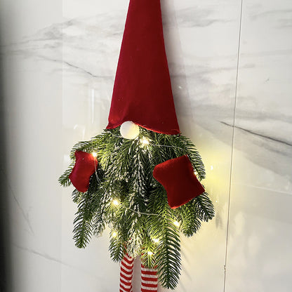 Christmas Fir Branch 27" Door Gnome