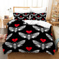 Creepy Acherontia Lachesis Moth Down Duvet Bedroom Set