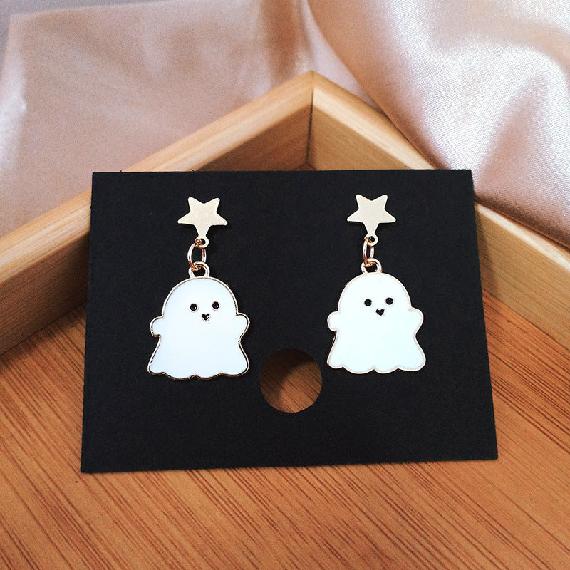 Adorable Dangling Ghost Earrings