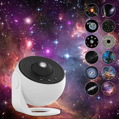 Night Light Galaxy Projector 360 Degree Starry Sky Rotating Planetarium Lamp