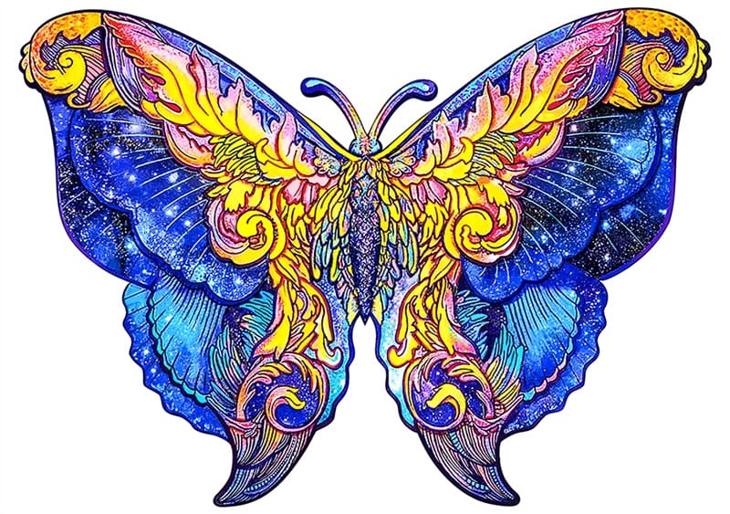 Celestial Butterfly Wooden Puzzle Collection