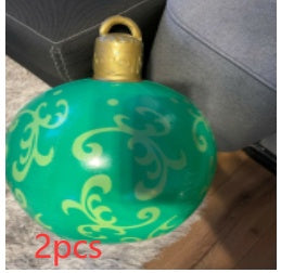 Various Christmas Ornament Inflatable Ball Outdoor PVC 24"(60cm)