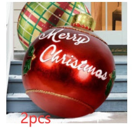 Various Christmas Ornament Inflatable Ball Outdoor PVC 24"(60cm)