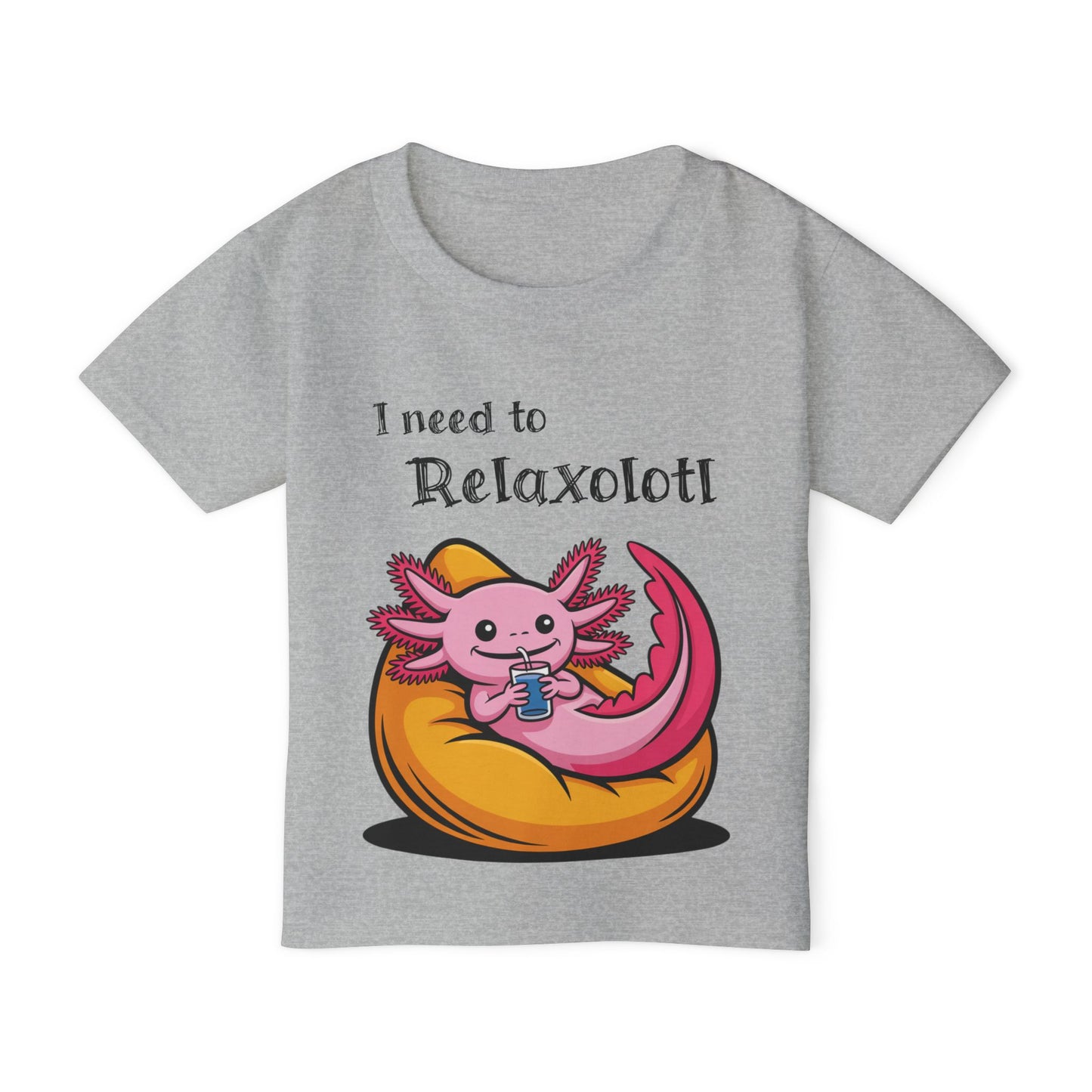I Need to Relaxolotl Heavy Cotton™ Toddler T-shirt