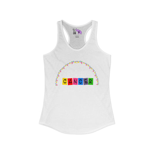 Fight Cancer In All Colors 11 Women's Ideal Racerback Tank