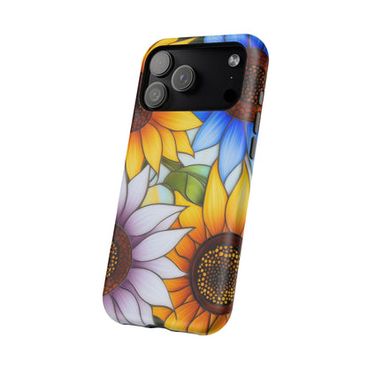 Colorful Sunflowers MagSafe® Compatible Tough Case for iPhone