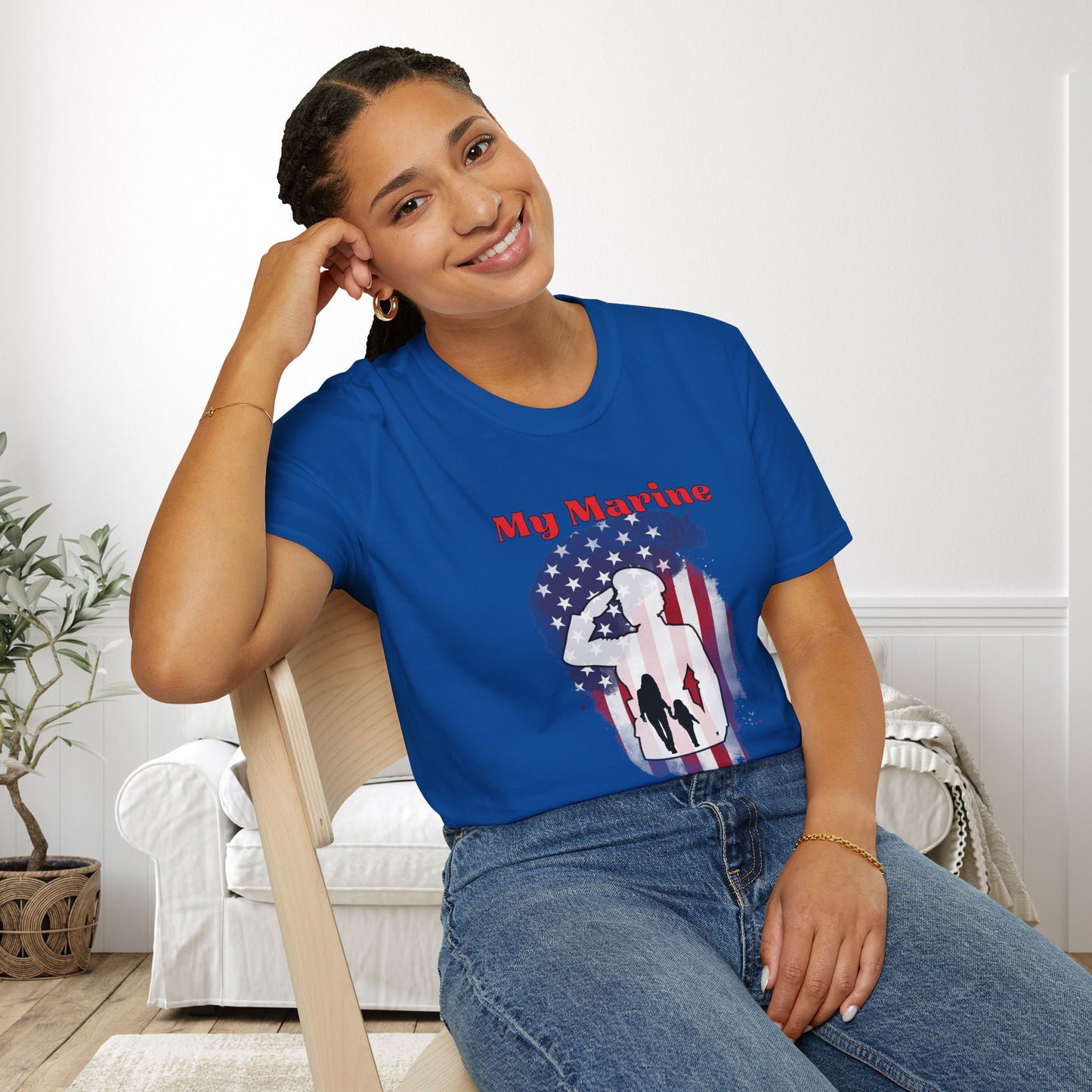My Marine My Daughter (Mom) T-shirt