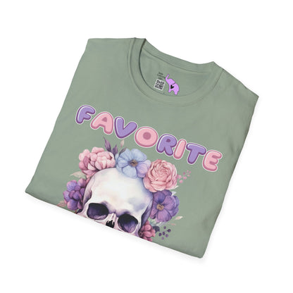 Favorite Auntie Skull Purple/Pink T-shirt