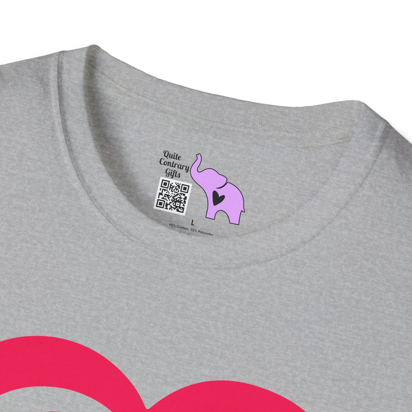 Layered Hearts Adult T-shirt