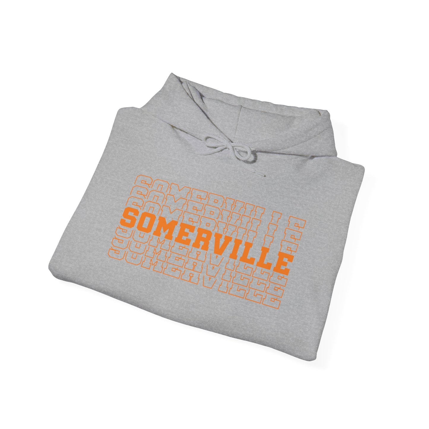 Somerville (Stacked) Adult Heavy Blend™ Hooded Sweatshirt