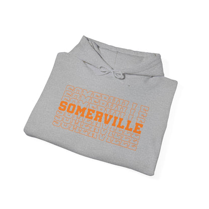 Somerville (Stacked) Adult Heavy Blend™ Hooded Sweatshirt