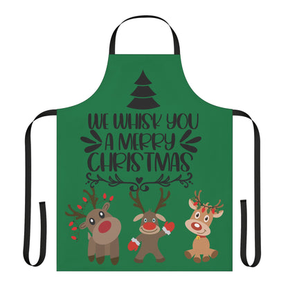 We Whisk You A Merry Christmas Reindeer Apron